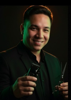 Retrato de Nelson Boscan, Barbero & Socio Fundador de Gentelman's Club Barber